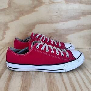 Converse All Star - Chuck Taylor Ox Low - Sneakers - Red - Men's - 12 - M9696